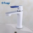 Змішувач для умивальника Frap F1034, білий/хром - фото №3