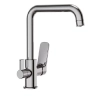 Змішувач для кухні на дві води Frap F4361, хром - фото №2