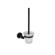 Йоржик туалетний Frap F30210 настінний, нержавіюча сталь, чорний - фото №4