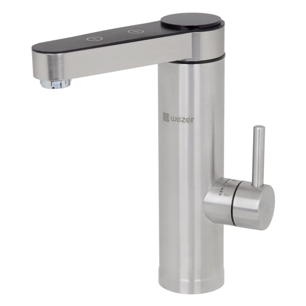 Проточник SDS-H9TC   НЕРЖ. СТАЛЬ поворот. вилив. ступ. регул. темп.  (3,3 кВт + датчик темп.) {10/1} фото №2