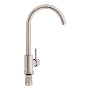 фото - Змішувач для кухні Lidz Aria 015F (k35) LDARI015FNKS21689 Nickel