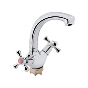 фото - Змішувач для кухні Lidz Lamb 272F двохвентильний LDLAM272FCRM22018 Chrome