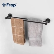 Тримач для рушників Frap F30209, 600 мм, нержавіюча сталь, чорний - фото №3