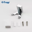 Гачок подвійний для ванної Frap F1805-2 з 2-ма накладками, білий/хром - фото №3