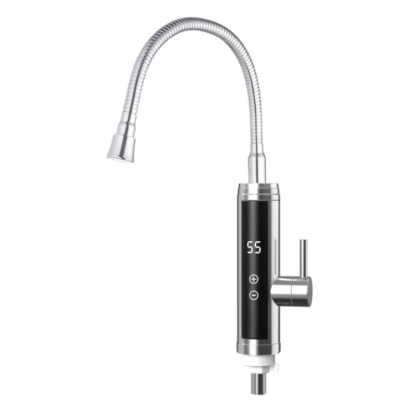 Проточник SDS-F9TC   НЕРЖ. СТАЛЬ рефл. вилив. ступ. регул. темп.  (3,3 кВт + датчик темп.) {10/1} фото №4