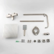Душова система з термостатом GAPPO G2499-40, вилив - перемикач на лійку, 3-функції, нержавіюча сталь - фото №3