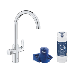 фото - Змішувач для кухні Grohe Blue Pure StartCurve 30592000 з фільтром Blue S-Size 40404001 та головкою 64508001 (30594040)