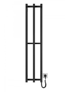 фото - Електрична рушникосушка HF Slim 1170х250 TR K чорний мат чорний мат