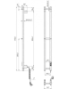  - Электрический полотенцесушитель Mario e-INOX Стелла 1170х140 TR 2.0 K полированая