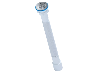 Сифон гофрований подовжений ANI-plast G116, 1 1/2" x 40/50 (571-1401 мм) фото