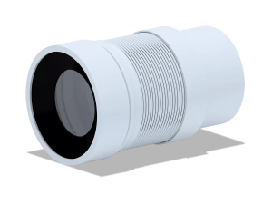  - Подовжувач гнучкий для унітазу ANI-plast K821 випуск Ø110 мм (190-370 мм)