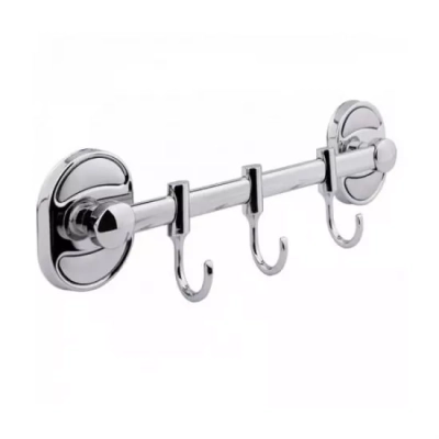 Вішалка Frap F1915-3 на 3 рухомих гачка 240 мм, хром фото