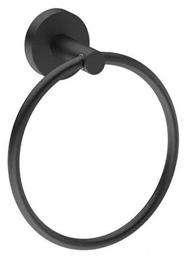 Рушникотримач Frap F30204, нержавіюча сталь, чорний фото