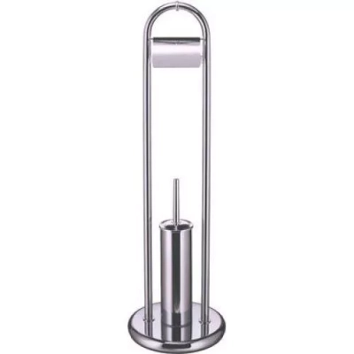 Йорж підлоговий з папероутримувачем Frap F903, хром фото