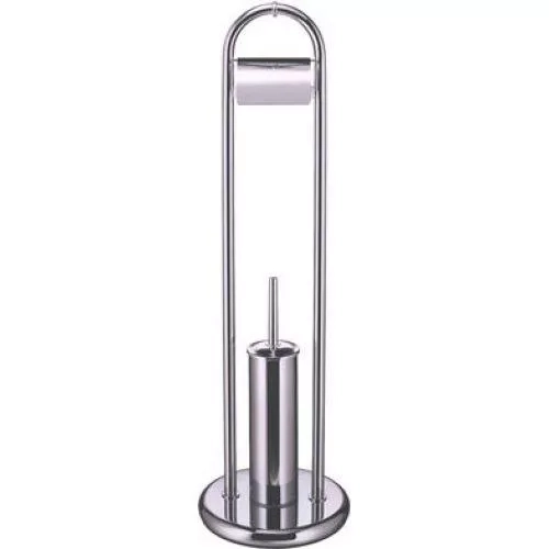 Йорж підлоговий з папероутримувачем Frap F903, хром фото