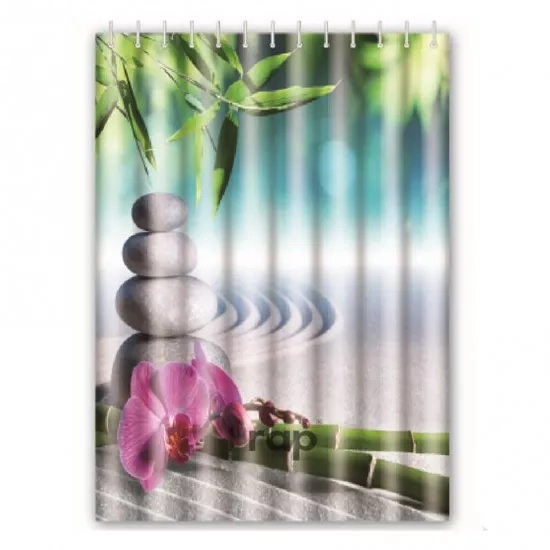 Шторка для ванни та душу Frap F8607, поліестер, 180х180 см, "Натхнення" фото