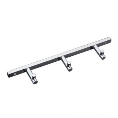 Вішалка GAPPO G202-3 з трьома гачками для рушників, 200 мм, хром фото