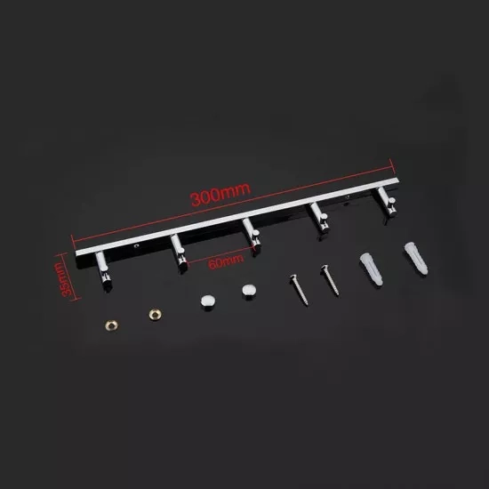 Вішалка GAPPO G202-5 на 5 гачків 300 мм, хром фото