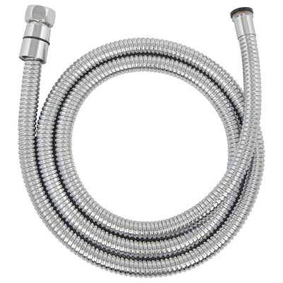 Шланг для душу розтяжний WEZER WKR-005-150, нержавіюча сталь, 1500 мм, хром фото