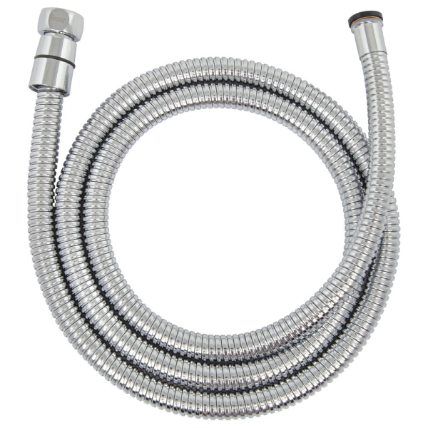 Шланг для душу розтяжний WEZER WKR-005-150, нержавіюча сталь, 1500 мм, хром фото