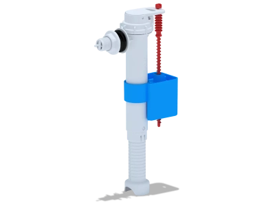 Наливний механізм бачка унітазу ANI-plast WC5010 збоку G1/2" з пластиковим штуцером. фото