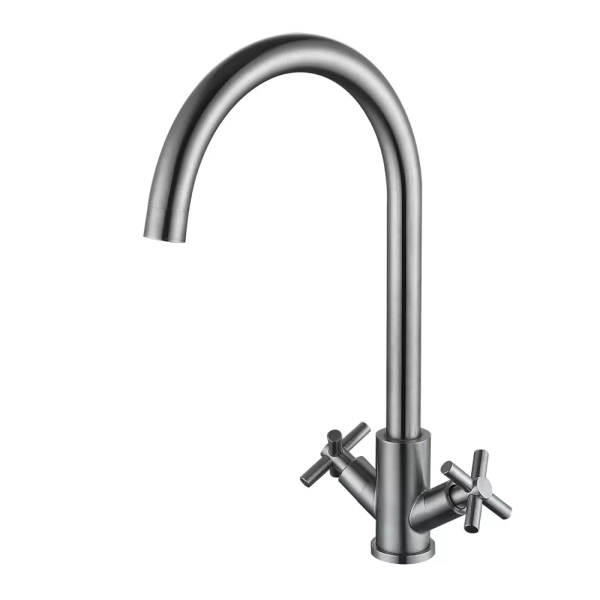 Змішувач для кухні WEZER VAL4A-10, нержавіюча сталь фото