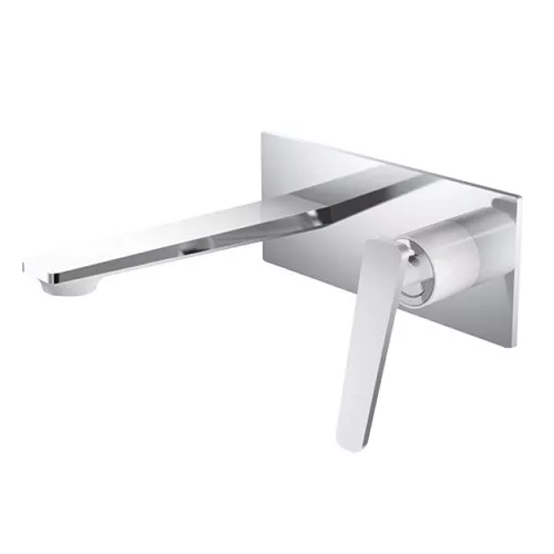 Змішувач для умивальника Frap F1058-22, білий/хром фото