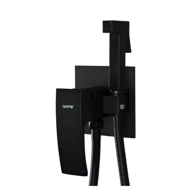 Гігієнічний душ GAPPO G7207-6, чорний фото