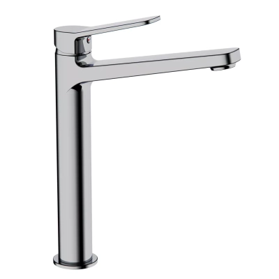 Змішувач для умивальника Frap F1061-2 високий, хром фото