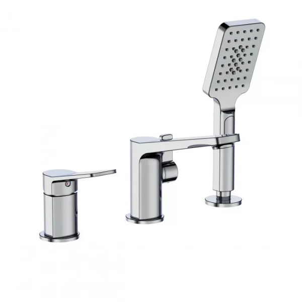 Змішувач для ванни на борт Frap F1161, хром фото