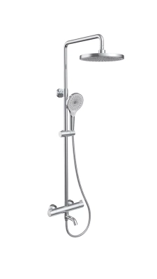 Душова система з термостатом GAPPO G24790, хром фото