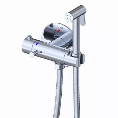 Гігієнічний душ GAPPO G7290 з термостатом та гачком, хром фото