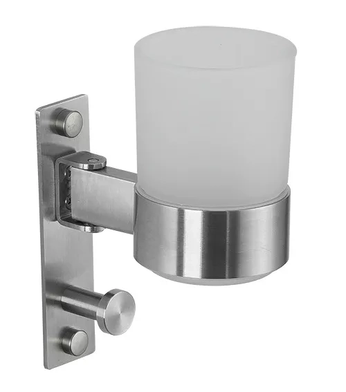 Склянка для щіток Frap F30406, нержавіюча сталь фото