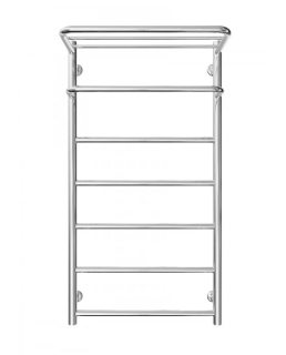  - Водяна рушникосушка INOX Готель 970х530/500 з полицею полірована