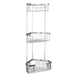 Полиця кутова Frap F351-2, 3-х ярусна, 240х570 мм, нержавіюча сталь, хром - фото №4