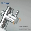 Душева система Frap F2449-20, перемикач на лійку, 3 режими, білий/хром - фото №4