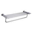 Полиця з тримачем для рушників GAPPO G1824, хром, 580 мм - фото №6