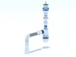 Сифон для мийки ANI-plast C0115, 1 1/2" х 40 з гнучкою трубою 40 x 40/50 - фото №2