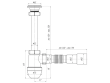 Сифон для мийки ANI-plast C1015, 1 1/4" x 40 з гнучкою трубою 40 x 40/50 - фото №3