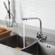 Змішувач для кухні Frap F4360 з підключенням фільтра питної води, хром - фото №2