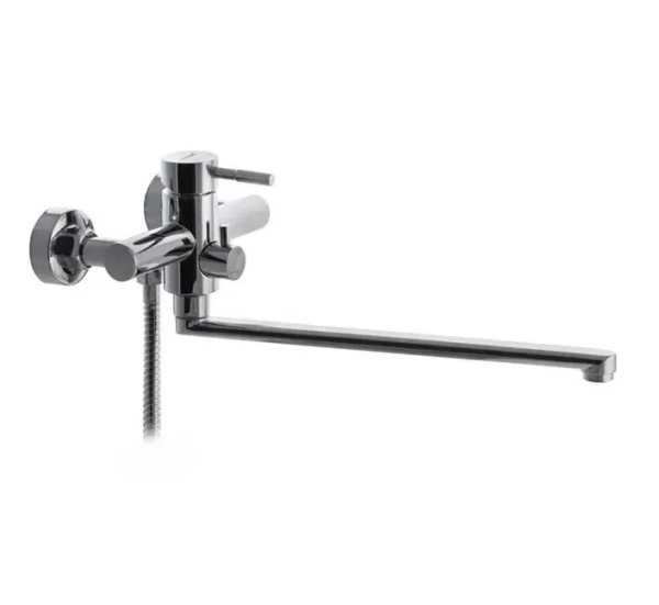 SUN3A-01 ванна одноваж. довг. поворот. гусак нерж. сталь Ø35 (хром)** {12/1} фото №2