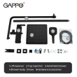 Душова система GAPPO G2417-6, вилив - перемикач на лійку, чорний - фото №6